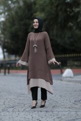 Altı Garnili Kolyeli Tunik