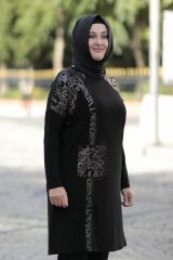 Taş Baskı Detay Tunik
