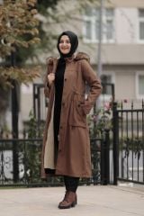 Içi Kürklü Su Geçirmez Mont