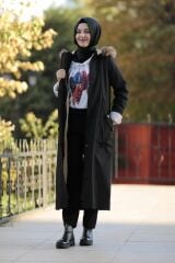 Içi Kürklü Su Geçirmez Mont