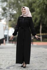 Cepli Fırfır Detay Pardesü