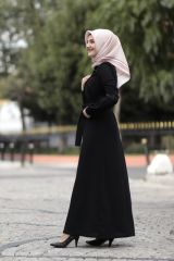 Cepli Fırfır Detay Pardesü