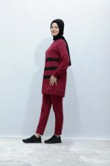 Çizgi Desen Eşofman Takım