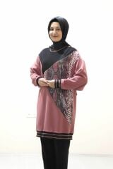 Garnili Yılan Desen Tunik