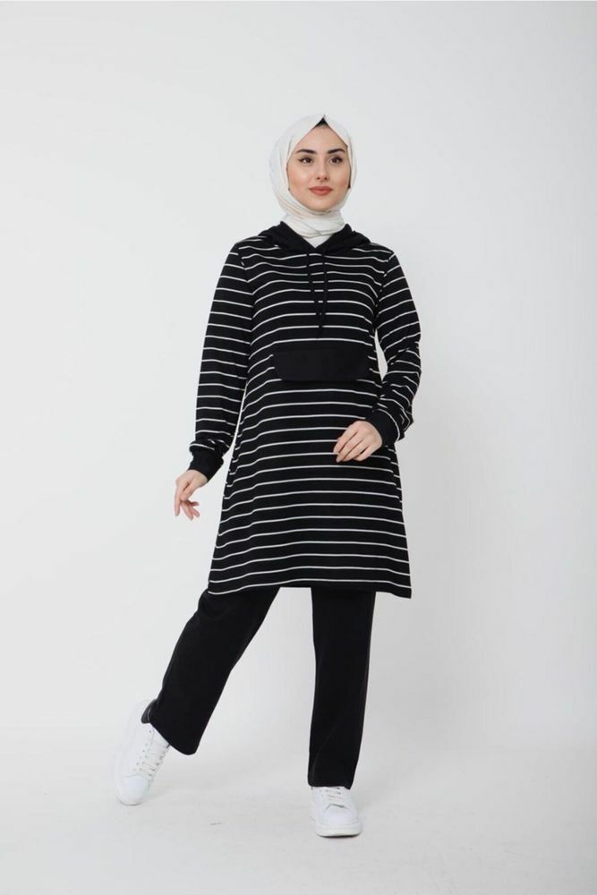 Cizgili Eşofman Takım
