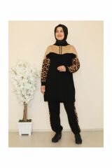 Leopar Garnili Ikili Eşofman Takım