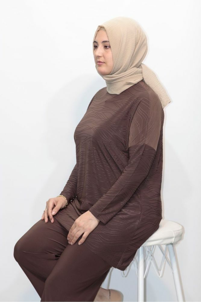 JAKARLI VENEZİA ASİMETRİK TUNİK PANTOLON İKİLİ TAKIM