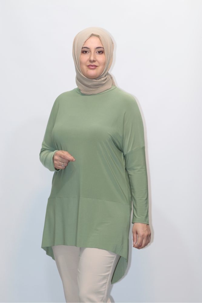 Asimetrik Sandy Makas Tunik