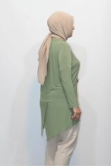 Asimetrik Sandy Makas Tunik