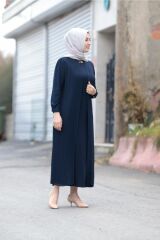Piliseli Şifon Abiye Elbise