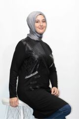 VARAKLI GARNİLİ ŞERİT AKSESUAR TAŞLI WORTEX TUNİK