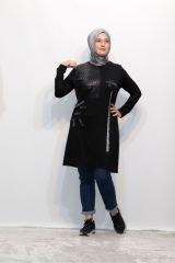 VARAKLI GARNİLİ ŞERİT AKSESUAR TAŞLI WORTEX TUNİK