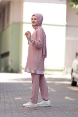 Klasic Dubai Tunik Pantolon Ikili Takım