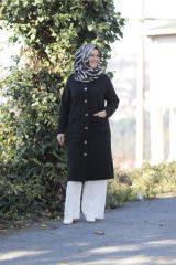 Büyük Beden Italy Premium Düğmeli Giy Çık Ceket Kap