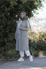 Büyük Beden Italy Premium Düğmeli Giy Çık Ceket Kap