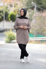Merserize Soğuk Rayon Iplik Perfect Düğmeli Kısa Hırka Triko Giy Çık