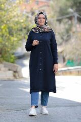 Büyük Bedenmerserize Soğuk Rayon Iplik Perfect Düğmeli Hırka Triko Giy Çık