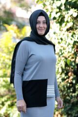 Merserize Soğuk Rayon Iplik Perfect Etek Bluz Ikili Takım
