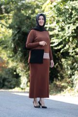Merserize Soğuk Rayon Iplik Perfect Etek Bluz Ikili Takım