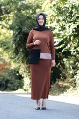Merserize Soğuk Rayon Iplik Perfect Etek Bluz Ikili Takım