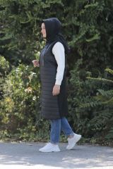 Büyük Beden Kapitone Spor Yelek