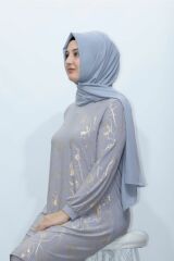 Zincir Desen Tunik Pantolon Ikili Takım