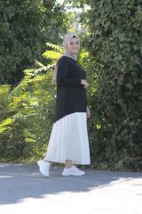Büyük Beden Piliseli Etek