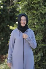 Büyük Beden Fermuarlı Spor Kap