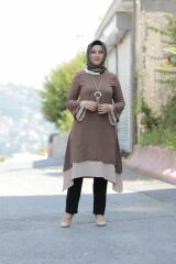 Kolyeli Altı Garnili Tunik