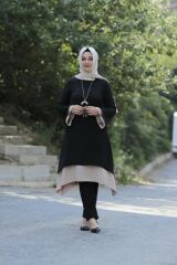 Kolyeli Altı Garnili Tunik