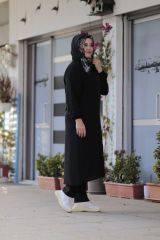 Büyük Beden Kapüşonlu Spor Kap