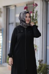 Büyük Beden Kapüşonlu Spor Kap