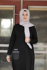 Büyük Beden Ribana Detay Elbise